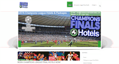 Desktop Screenshot of championsfinalshotels.com